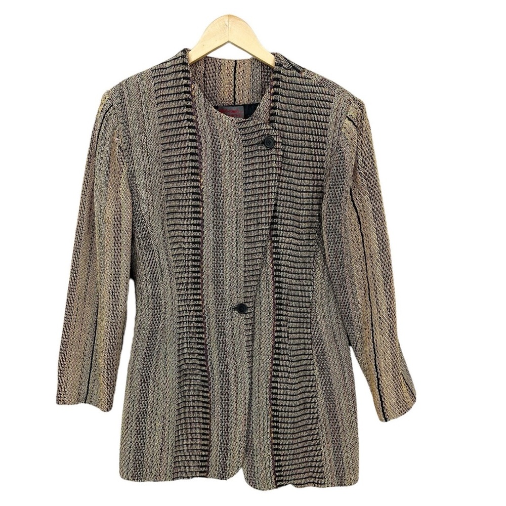 DEBORAH CROSS Jacket Wearable Artisan Crafted Woven Limited Edition
